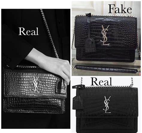 how to spot a fake ysl sunset bag|ysl bag real.